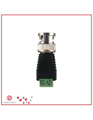 Safire - Connettore Bnc Maschio Conuscita  - Di 2 Terminali - 1 Unità