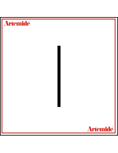 Artemide Alphabet Of Light Lampada Da Parete 'L' Lowercase E Solo Supporto
