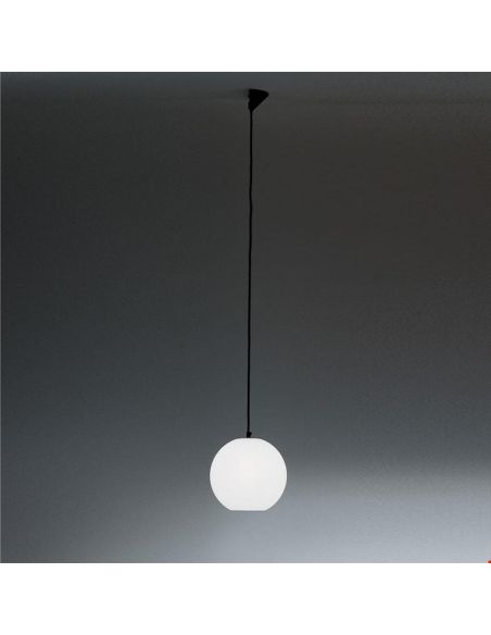 Lampada Artemide Aggregato Solo Diffusore Sfera 400 Opalino Bianco