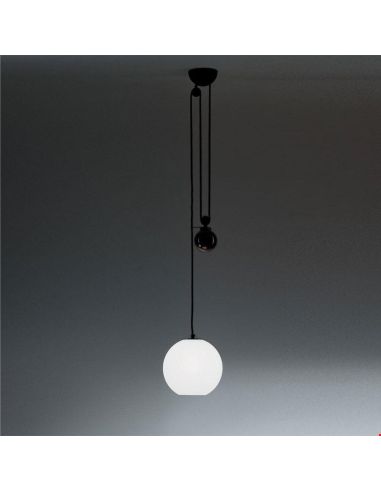 Lampada Artemide Aggregato Solo Diffusore Sfera 400 Opalino Bianco