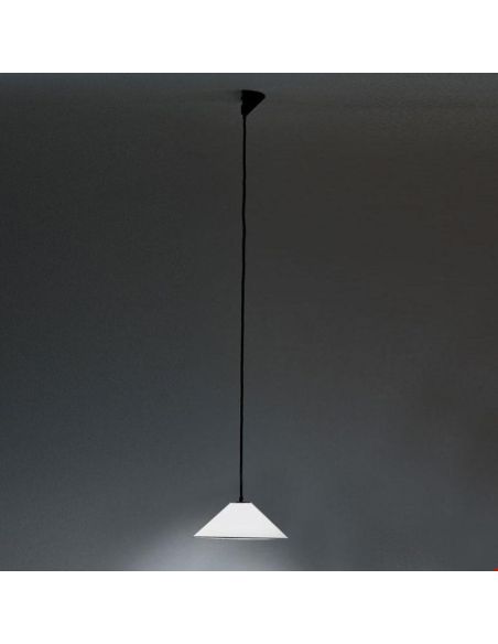 Aggregato Solo Diffusore Cono Opalino Bianco