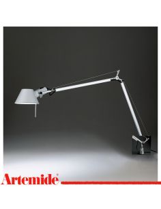 Tolomeo Led Tavolo Alluminio 3000K Con Supporto Fisso Scrivania Artemide