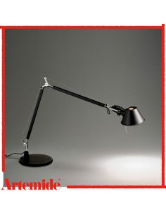 Artemide Tolomeo Mini Nera Lampada Da Tavolo Con Base 20Cm