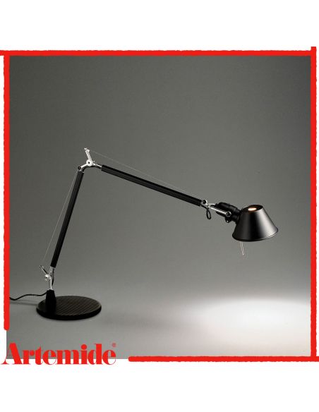 Artemide Tolomeo Mini Nera Lampada Da Tavolo Con Base 20Cm