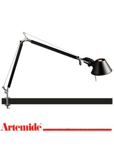 Artemide Tolomeo Mini Nera Lampada Tavolo Con Morsetto In Alluminio