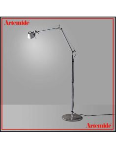 Artemide Tolomeo Terra Alluminio Completa Di Sostegno Scorrevole