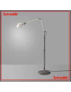 Artemide Tolomeo Terra Bianca Completa Di Sostegno Scorrevole