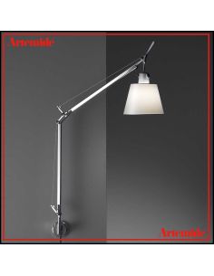 Artemide Tolomeo Basculante Parete Diffusore In Raso Da 180Mm