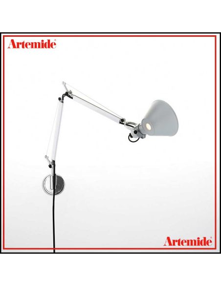 Artemide Tolomeo Micro Parete Alluminio Lampada Completa A010900