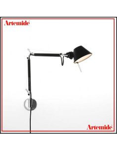 Artemide Tolomeo Micro Wall Nera Lampada Da Parete A010930