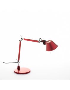 Artemide Tolomeo Micro Rosso Lampada Tavolo
