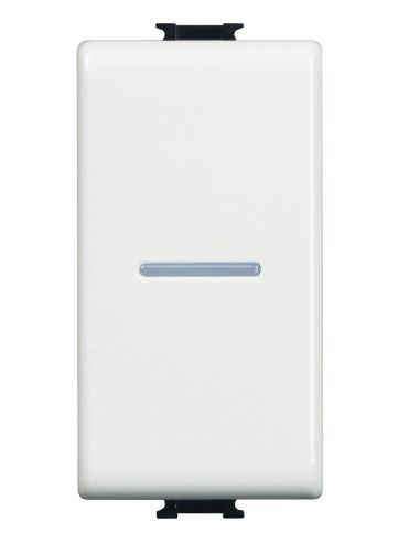 Matix - Pulsante Ax 1P No 10A 1M Bianco