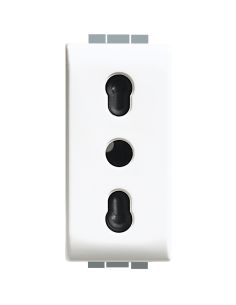 Luna - Presa 2Pt 10/16A Bipasso