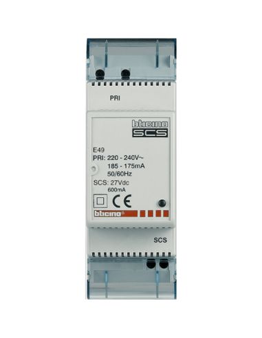 Scs - Alimentatore Compatto 2Din 230V