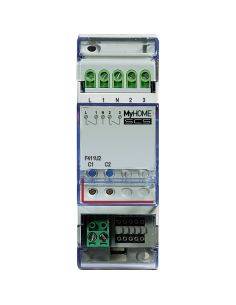 Attuatore A 2 Rele 2 Moduli Din Bus