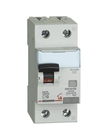 Btdin-Rs - Rcbo Ac 1Pn 6A 4,5Ka 30Ma