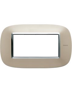 Axolute - Placca 4P Titanio Chiaro