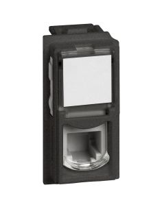 L.Now - Connettore Rj11 (4/6) K10 Nero