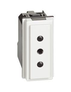L.Now - Presa 2Pt 10A 250Vac Bianco
