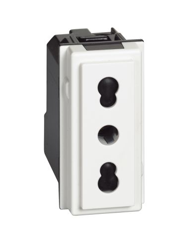 L.Now - Presa 2Pt 10/16A 250Vac Bipas. B
