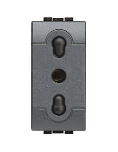 Living Int - Presa 2Pt 10/16A Bipasso