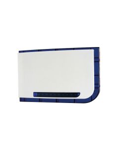 Sirena Da Esterno Bianca Con Flash Blu. Soluzione Versatile. Sirena Di A