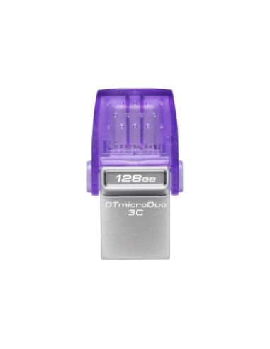Flash Drive Kingston Usb 3.0  128Gb Dt Duo- Usb-CUsb3 - Dtduo3cg3/128Gb
