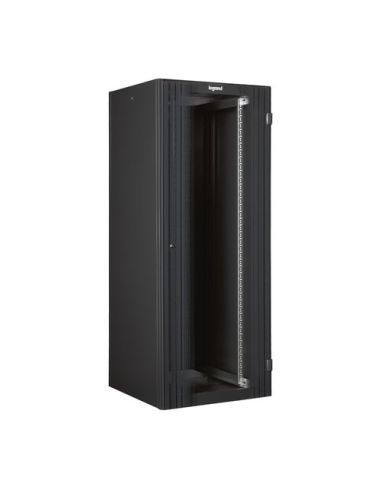 Armadio Rack Da Pavimento Legrand 24U 1226X800x800 Porta In Vetro  2 Montanti Anteriori Ral 7016