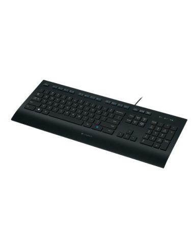 Tastiera Logitech K280e Design Supporto Polsi Usb Black Oem