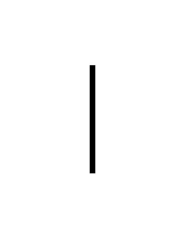 Artemide Alphabet Of Light Lampada Da Parete 'I' Uppercase