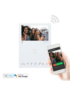 Videocitofono Mini Vivavoce Wi-Fi 2Fili