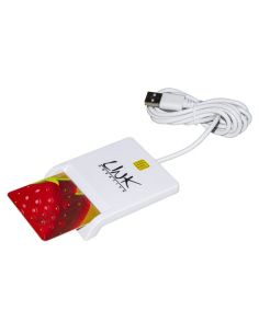 Lettore Link Smart Card Usb 2.0 Bianco - Lkcard02