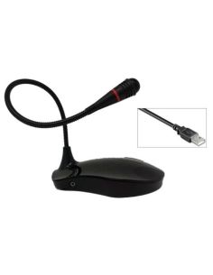 Microfono Usb Desk Empire-150-Microfono Omnidirezionale Usb Con Raggio Di Ricezione A 180