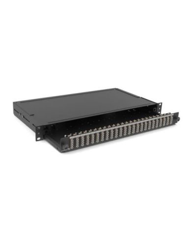 Pannello Ottico Precaricato Con 12 Connettori, Bussole Passanti, Lc Duplex Multimodali