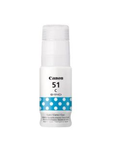 Ink Canon Gi-51 C Ciano Flacone Da 70Ml 7.700Pp X Pixma G1520 G2520 G2560 G3520 G3560