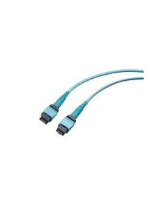 8-Fibre Om4 Multimode 3.0 Meters Hffr-Ls Euroclass Eca Array Cord, Method B, 8-Fibre Female Mtp To 8-Fibre Female Mtp Connectors