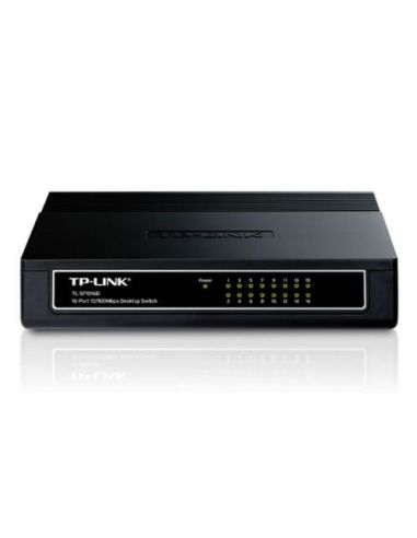 Switch Tp-Link Tl-Sf1016d 16P Lan Desktop 10/100M Rj45 Case Plastica