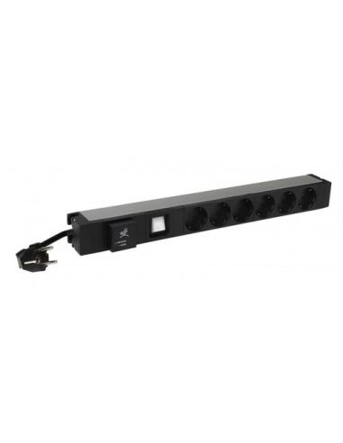 Multipresa Legrand Pdu 19 6 Prese Schuko Con Protezione Da Sovratensioni, Interruttore Luminoso E Fissaggio Senza Viti