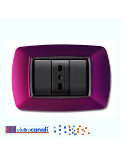 Placca Life 3 Postigommata Amaranto