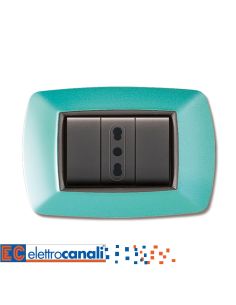 Placca Life 3 Postigommata Verde Acqua