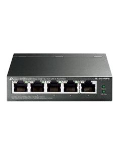 Switch Tp-Link Tl-Sg105pe 5P Gigabit Desktop 10/100/1000Mbps Rj45 4P Poe, 802.3At/Af, 65W Poe Power