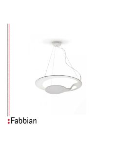 Fabbian Glu Lampada Sospensione Led 2X24w Bianco Originale