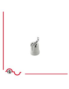 P.De Porcellana E27 Staffa 90 Gradi