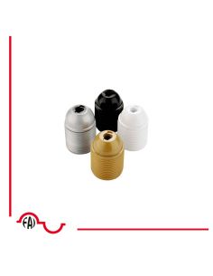 P.De Termop. Lucido E27 Filettato Bianco