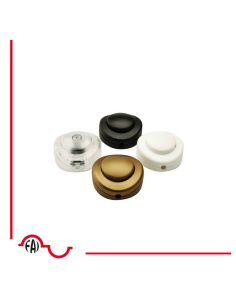 Interruttore Unipolare A Pedale Nero