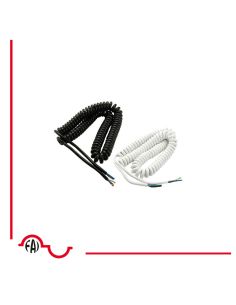 Cavo Spiralato 2X0.75 Bianco 3 M