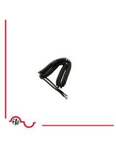 Cavo Spiralato 2X0.75 Nero 5 M