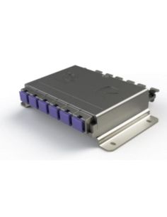 10Gplus Consolidation Point Module 6 Way With Mounting Plate