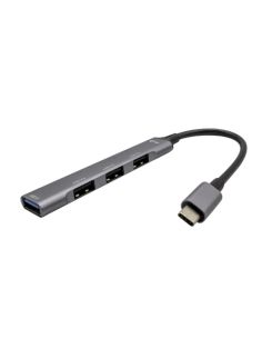 Hub Usb-C I-Tec C31hubmetalmini4 4 Porte 1X Usb 3.0  3X Usb 2.0 Compatibile Con Nb/Tablet Con Usb-C O Thunderbolt