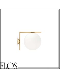 Flos Ic Lights W2 Ottone Lampada Parete Completa F3137059 F3169059